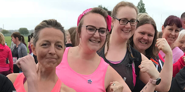 The UK Holiday Group team in race for life