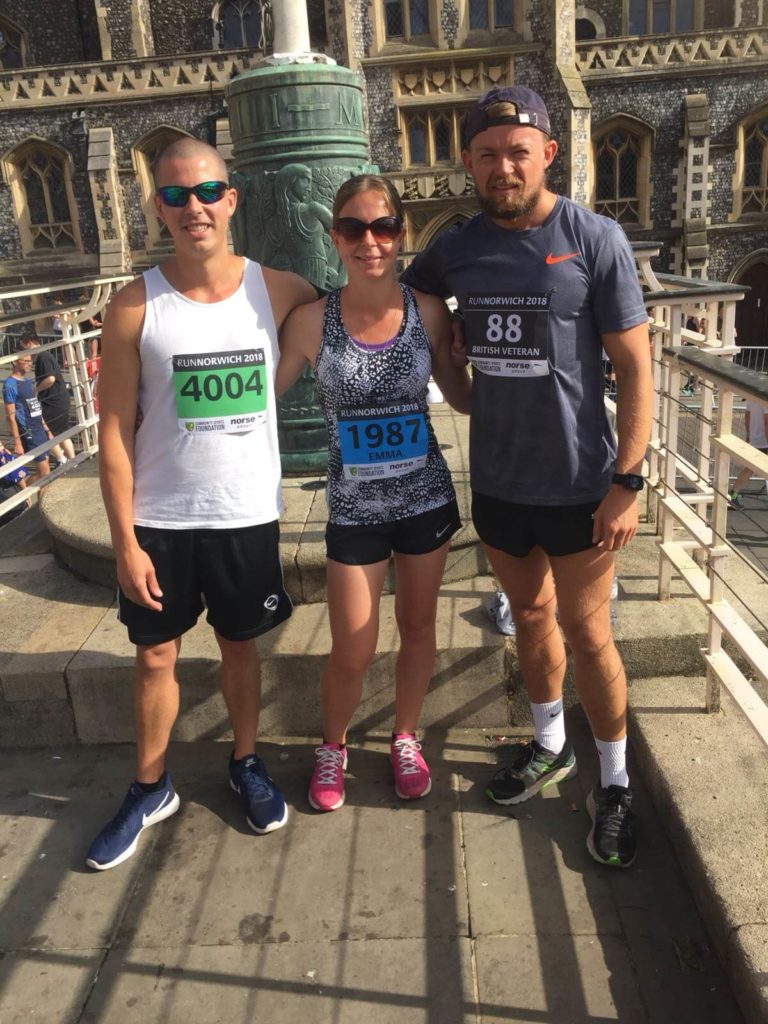 Emma Dady taking part in Run Norwich